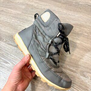 SOREL Whitney Short Lace Snow Boot High Top Puff Waterproof Winter Boots sz 8